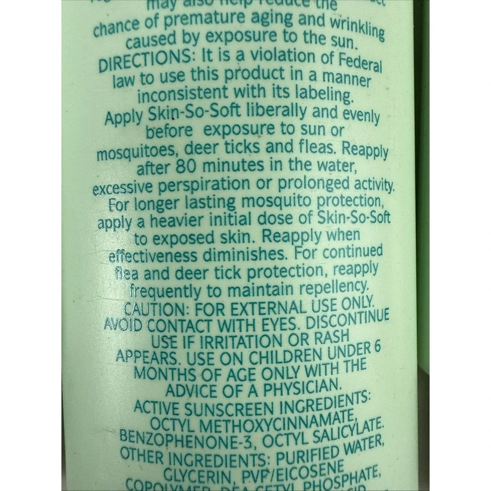 3pk Avon Skin So Soft Sunscreen SPF 15 Moisturizing Sun Care Camping Lotion 4oz